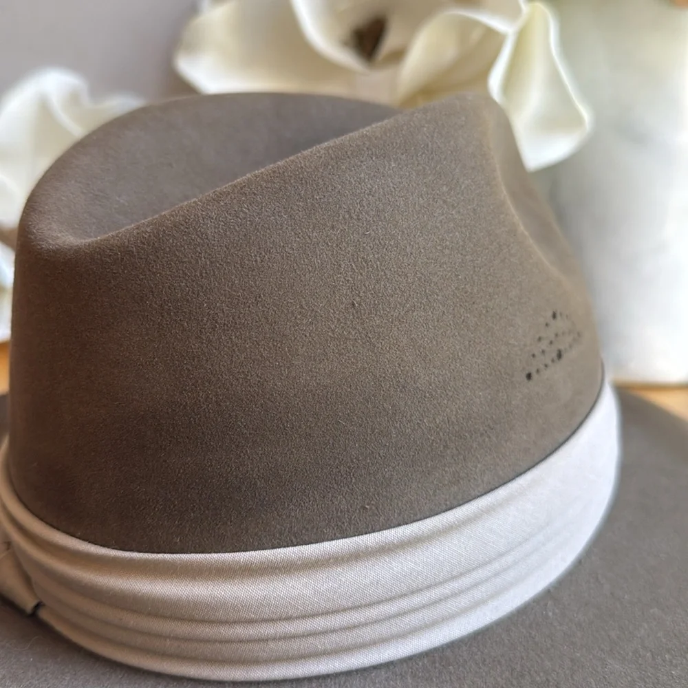 Vintage 1980’s Banana Republic Genuine Fur Felt Hat | Indiana Jones